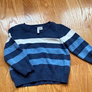 Janie and Jack Baby Boy Blue Colorblock Sweater